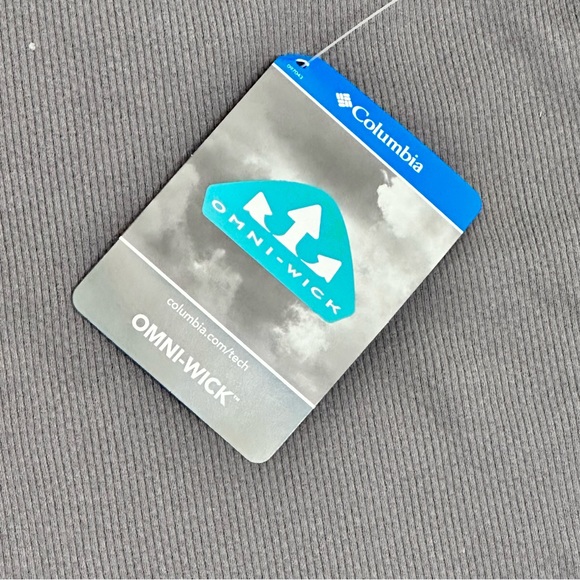 Columbia NWT 29” p2p long sleeve waffle knit omni-wick Ketring Graphic Crew II - Picture 5 of 6